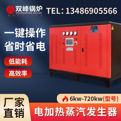 双峰电蒸汽发生器蒸汽机商用工业蒸气生物质全自动电加热 蒸汽锅炉