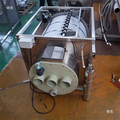 新款框架式沉水微滤机滤网可拆卸式水产养殖微滤机转鼓过滤器野钓图5