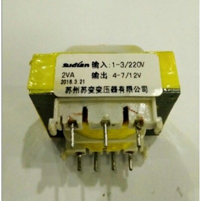 苏州苏变 电压力锅电源变压器 EI35*11-2VA 3+4针 220V/12V 150mA图5