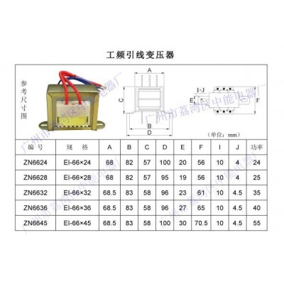 EI66大功率电源变压器型厂家直销工频引线干式低频牛夹电力变压器图2