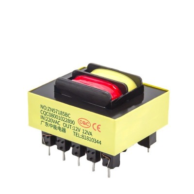 ei57直插控制电源变压器12w电子220v转12v24v低频电源变压器厂家图5