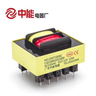 ei57直插控制电源变压器12w电子220v转12v24v低频电源变压器厂家图2