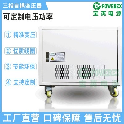 三相干式变压器380V变220V200V三相自耦升降变压器10KVA图3