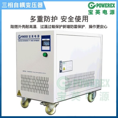 三相干式变压器380V变220V200V三相自耦升降变压器10KVA图4