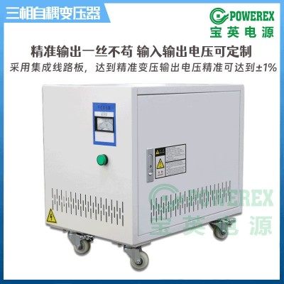 宝英 现货三相自耦变压器380V/220V升降变压器箱式变压器12KVA图2