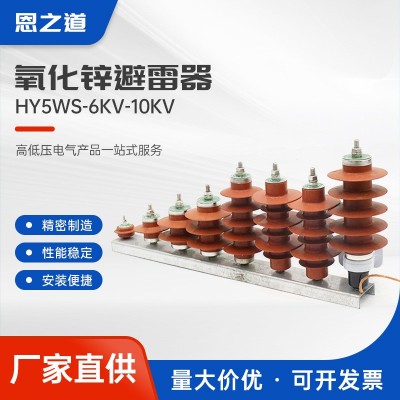 氧化锌避雷器 hy5ws-6kv-10kv系列避雷器 35kv高压跌落式避雷器图3