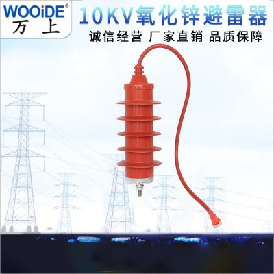 10KV带线氧化锌避雷器HY5WZ-17/45 导线型带线氧化锌避雷器直销图4