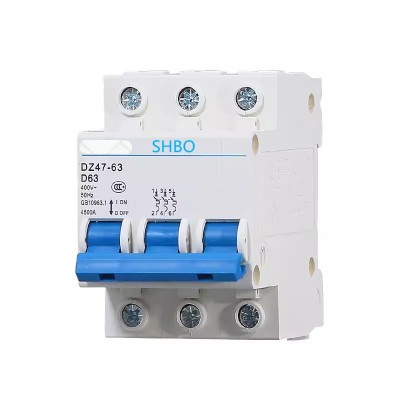 小型断路器DZ47-63 空气开关家用保护器1P2P 3P 4P C16A32A40A63A图5