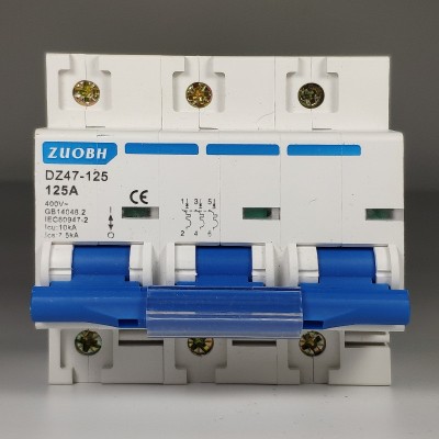 空气开关DZ47-125家用空开1P 2P 3P 4P 小型断路器80A100A 125A图5