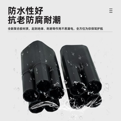 五指套电缆终端头 1kv低压热缩绝缘套管分支二三四芯电力指套手套图4
