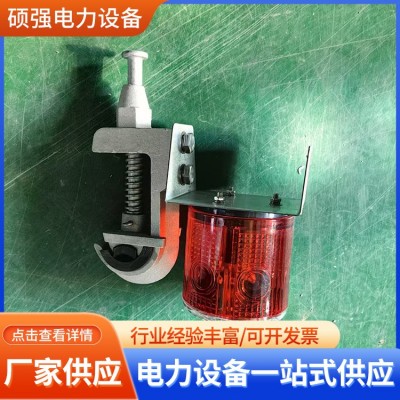 户外高压线路太阳能警示灯架空导线闪光灯电力安全信号灯指示器图4