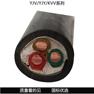 yjv3X2.5国标铜芯电力电缆YJV/VV2x2.5/6/10平方阻燃电缆线 0.6/1K图2