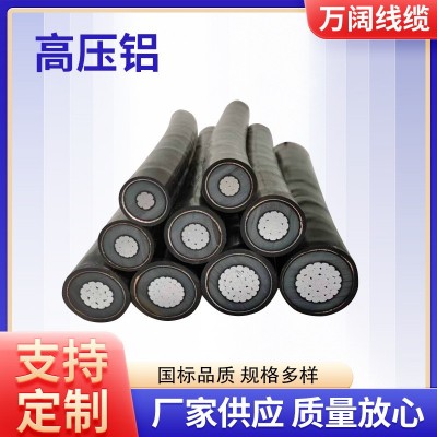 定制10KV单芯铝芯高压电缆YJLV/YJLV62国标铝芯高压电缆图2
