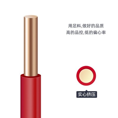 国标ZC-BV电线铜芯1.5/2.5/4/6/10平方单芯硬线家用阻燃绝缘电缆图2