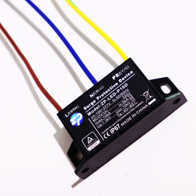 TUV认证路灯防雷器浪涌保护器LED避雷器并联10KV防雷器 LED电涌保图4