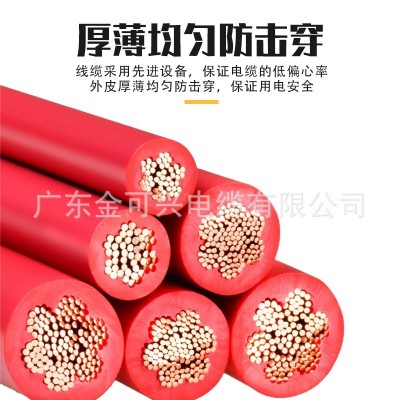 家装金龙羽珠江南洋BV线 国标BVR阻燃无氧铜2.5 4 6平方电线电缆图3
