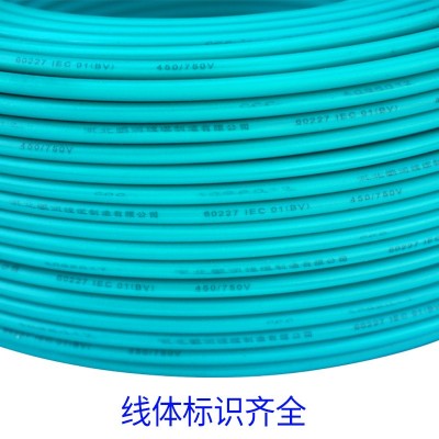 欣朋润无氧铜电源线BV1.5平方单股家装硬线 BV塑铜线铜芯绝缘导线图3