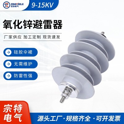 宗特电气出口型避雷器9-15KV避雷器 复合式防雷器 厂家供应图2