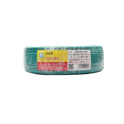 起帆电线 BV6平方家装硬芯线铜电线电缆 单股铜线电源线图5
