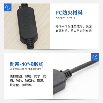 SPD户外LED电源浪涌保护器 道路照明投光灯10KV串联防雷器批发图2