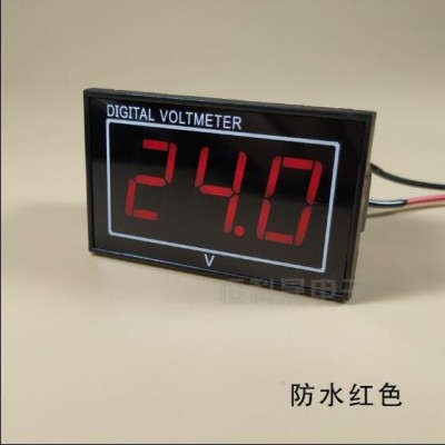防水电压表直流4-120v 电摩电动电瓶车电池测量电压表 改装 外置图4
