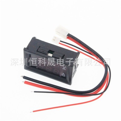 高压版5-120V 10A 100A LED直流双显数字电压电流表头 电动车通用图5