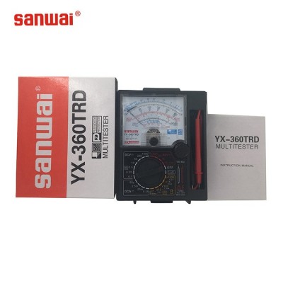哈博指针万用表YX-360TRD电压表电流表电工教学仪表多用电表板表图5