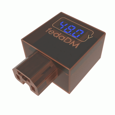 2.4A电动自行车载手机充电器电瓶电压测量监测显示36V48V96V120V图3