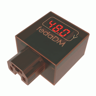 2.4A电动自行车载手机充电器电瓶电压测量监测显示36V48V96V120V图2