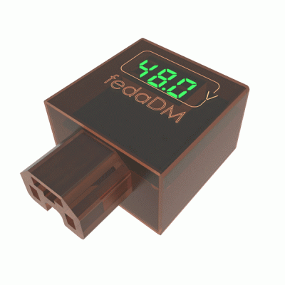 2.4A电动自行车载手机充电器电瓶电压测量监测显示36V48V96V120V图4