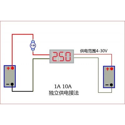 直流电流表1A 10A 50A 100A 数字表头 带微调数显电流表图3