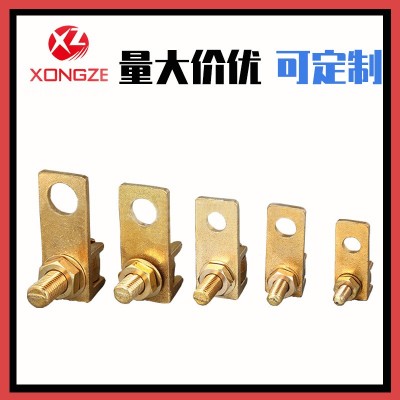 铜活动线夹 厂家供应 95mm黄铜耐张线夹系列 电力金具螺栓型线夹图4