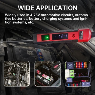2024款NS-870数显汽车测电笔测电笔汽车故障维修检测仪工具4-75V 1支图4