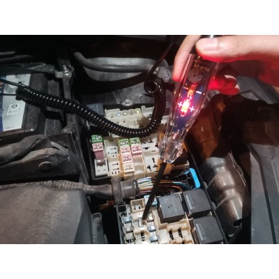 声光报警汽车测电笔车用测电笔双LED指示汽车故障维修检测仪6-24V 2台图2