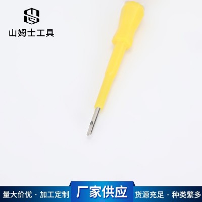厂家供应家用测电笔 螺丝刀型试电笔 实用电工多彩测电笔图5