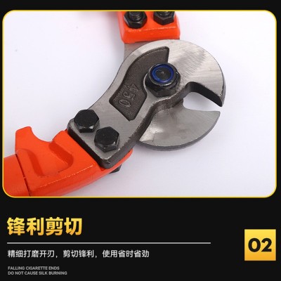 厂家批发钢丝绳剪剪线钳绝缘大力剪多用途钢丝绳剪电缆剪五金工具图3