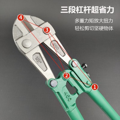 断线钳钢筋剪锁钢丝铁丝大钳子大力剪刀断丝剪子省力剪线钳专用图3