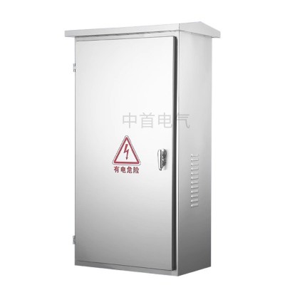 304不锈钢配电箱网络机柜厂家防水控制监控安防设备箱控 制柜定做图4