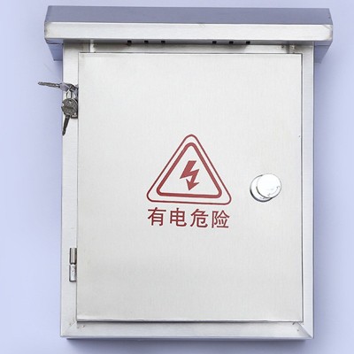 厂家不锈钢配电箱防雨箱 监控户外明装强电控制箱家用电源箱图2
