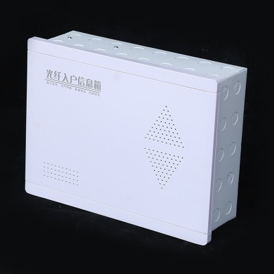 多媒体信息箱弱电箱家用暗装光纤入户改造超大集线进口明装配电箱图4