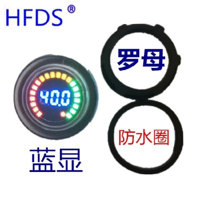圆形电压电量表双显表 电动车电量指示灯 三元铁锂铅酸等图4