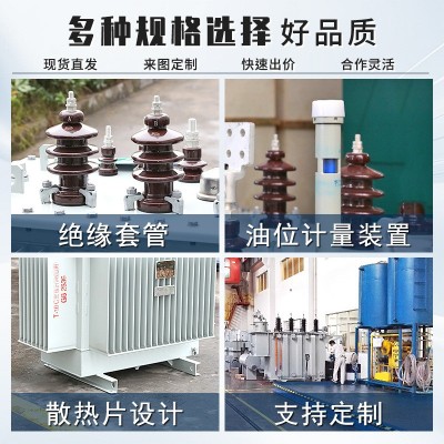 S11-80/250/630kva油浸式变压器三相全铜10kv高压电力变压器厂家图4