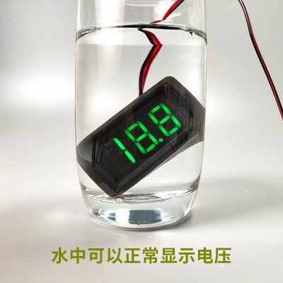 防水电压表直流4-120v可用 电动车货车铅酸电瓶锂电池通用图3
