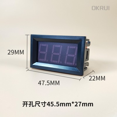 交流电流表数显 220v/三相380v数字电流表 0-50A图3