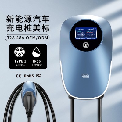 跨境美标汽车充电桩7kw32A共享商用运营定制Ev charge r Type1交流图3