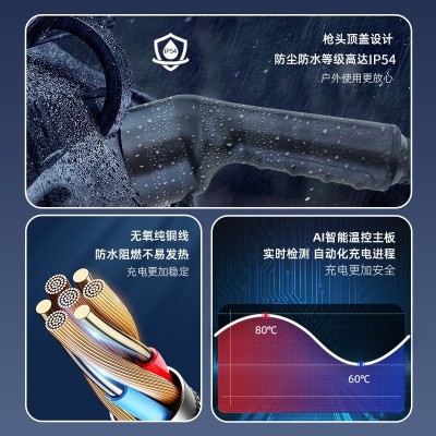 新能源充电桩7kw家用交流桩汽车充电器 随车充电桩美标J1772图3