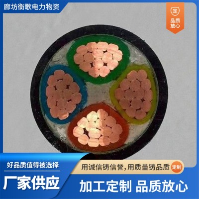 厂家供应电力电缆YJV4*16+1多芯16 25 95平方无氧铜4等芯铜电缆图2