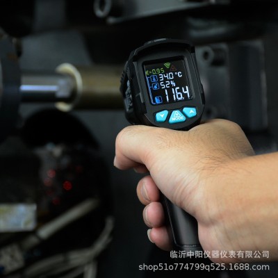 红外线测温仪高精度工业测温枪手持式油温测温器空调出风口温度计图3