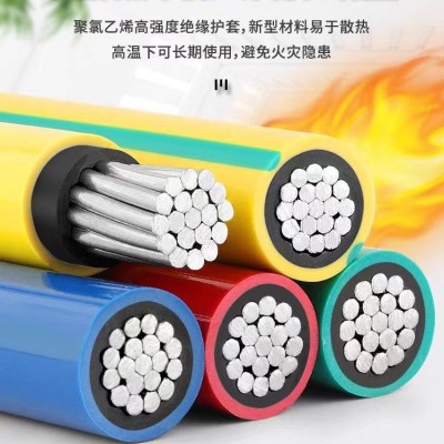 铝芯电线BLVV铝线国标电线10-630平方双塑双胶现货防 潮铝缆图4