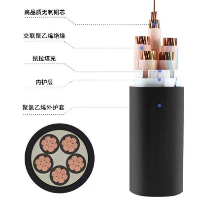 定制铜芯电缆YJV国标铜芯充电桩电缆厂家直销新客户下单定做电线图2